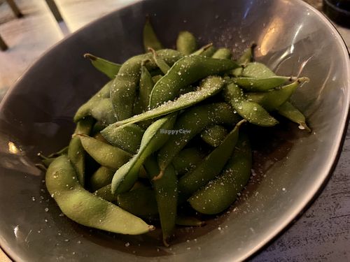 edamame at Niiko Sushi x Vegan in Leipzig