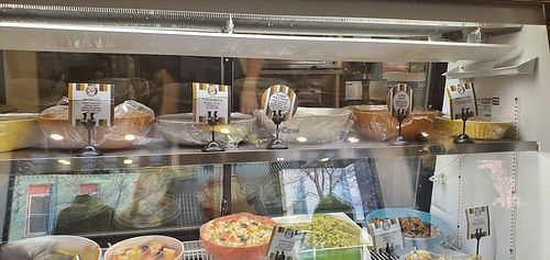 Many Vegan sides at Caffe Tosi in Saint Joseph