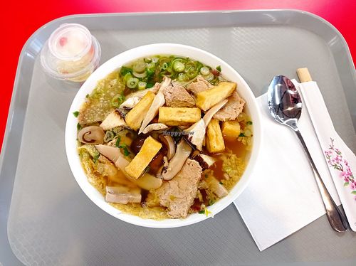 Pho chay. You can't eat it. You don't have enough room. It's too much nice food in this plate. at Batao in Bratislava