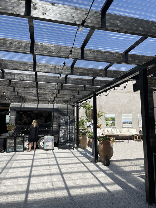 Where you order your food  at Salthamn Wild Food Cafe in Visby