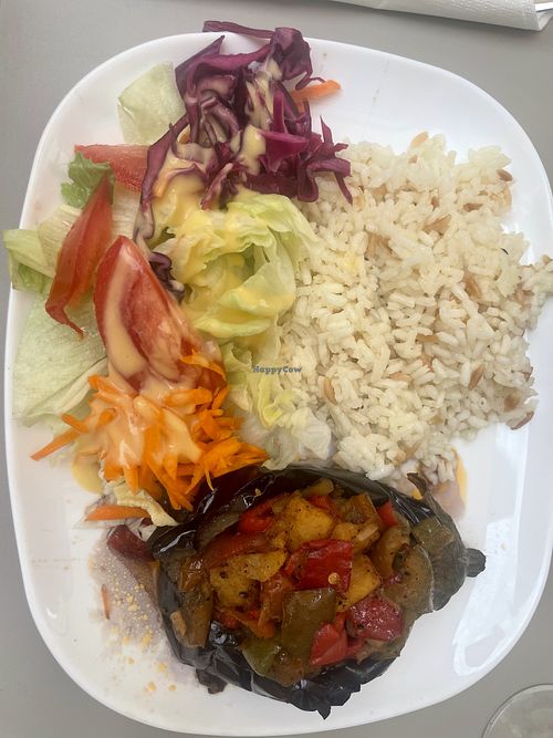 Stuffed aubergines  at Ephese in Avignon