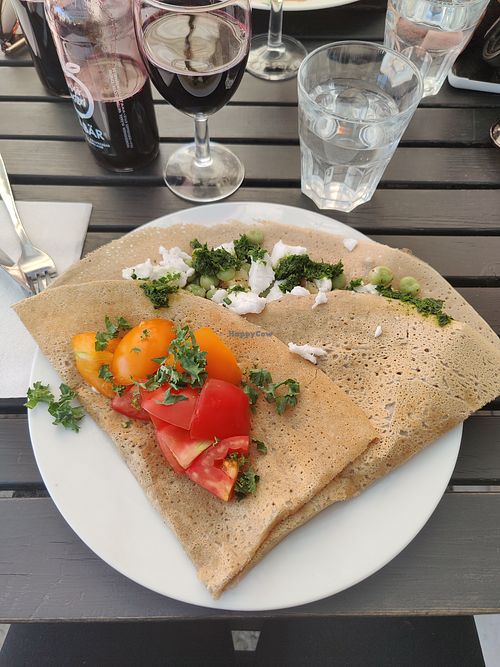 The food at Järvsö Creperie in Jaervsoe