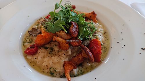 Truffle risotto at Place to V in Lenzen Elbe