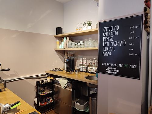 Kitchen at KARO18 in Bamberg