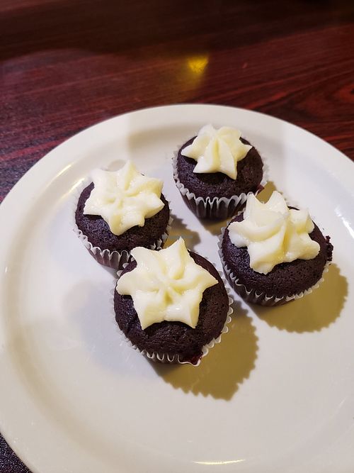 Chocolate cups at Ohana Cafe in Ozona