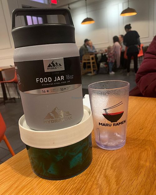 Had leftovers    at Maru Ramen in Ithaca