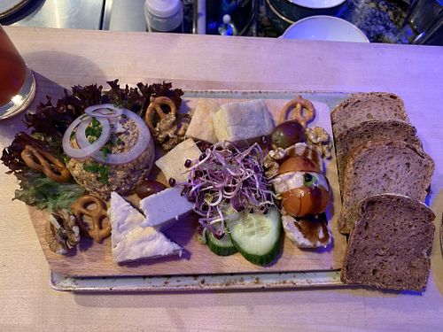 cheese plate at Max Pett in Munich