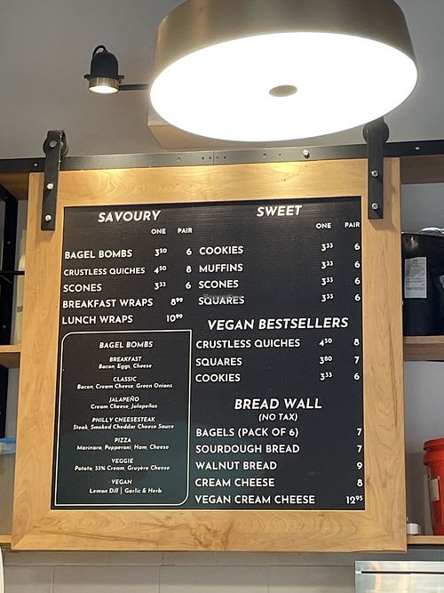 Menu  at Sidetrack in London