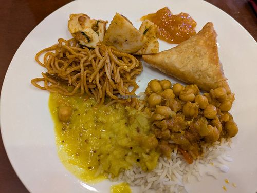 Items from the buffet at Taj Palace in Las Vegas