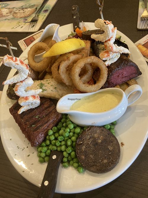 Shareable platter - before  at The Queen Inn in Cwmbran