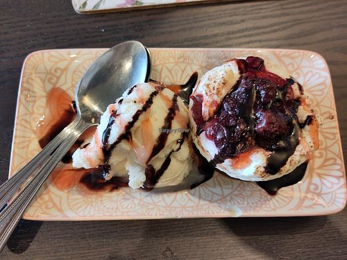 Black Forest Cheesecake at The Queen Inn in Cwmbran