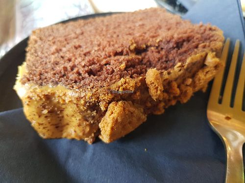 Chocolate biscoff cake at Throwback Coffee House in Wakefield