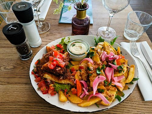 Vegan meal at Lula at Lula in Berlin