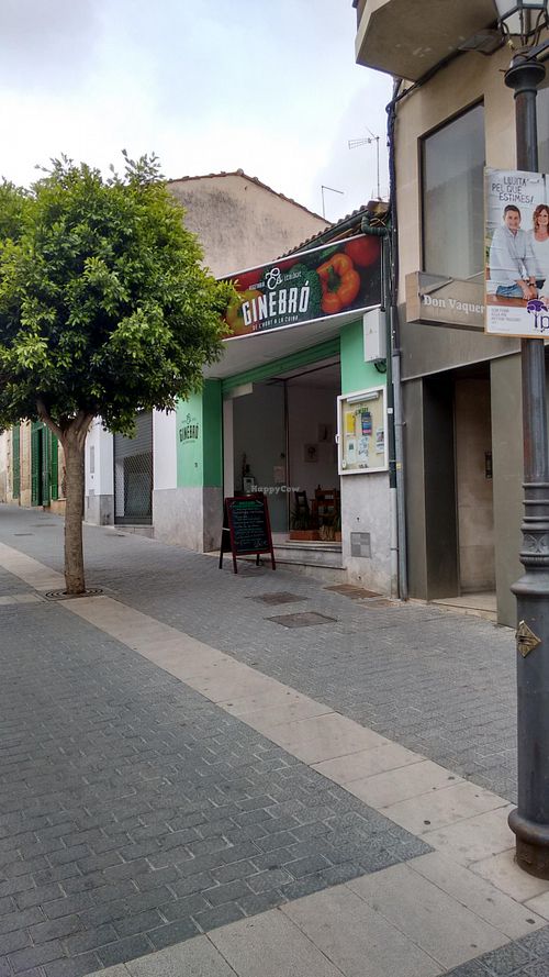 Shop front at Es Ginebro in Mallorca