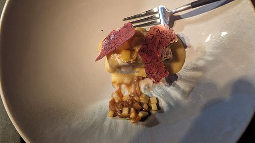 One of our favorites - a tribute to an indigenous corn variety at San Lucas Treetop Dining Experience in Monteverde