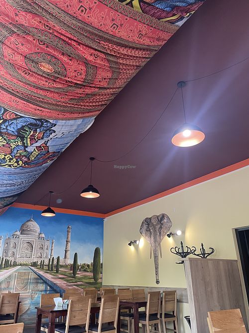 Inside the restaurant   at Ganesh in Plzen