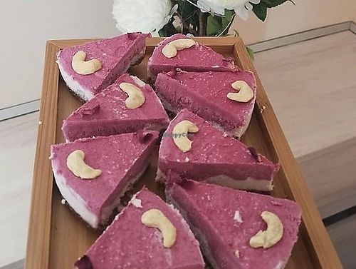 Vegan cake at Dobřanská Kavárna in Dobrany