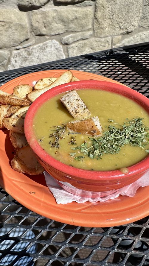 Split Pea soupp  at Colophon Cafe in Bellingham