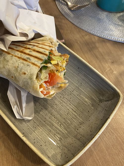 Vegan wrap  at Pans Kitchen in Osnabrueck