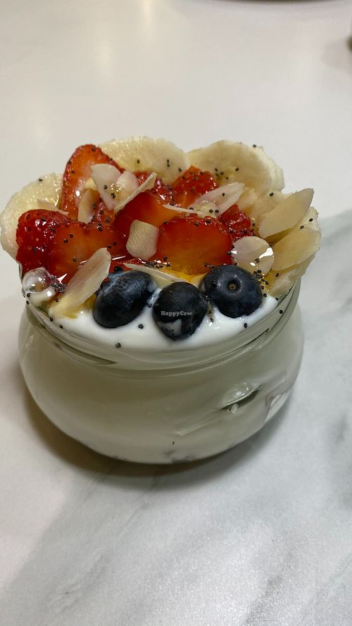 Yogurt bowl at Enxalao in San Sebastian