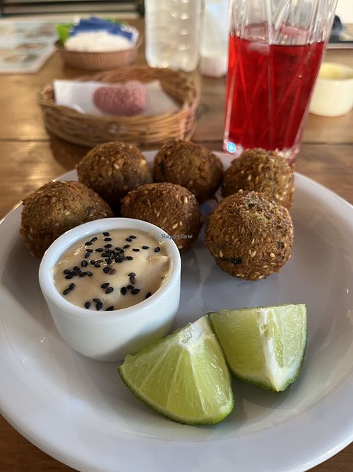 Porção de falafel  at La Gorda Vegana - temporarily closed in Sao Bento Do Sapucai