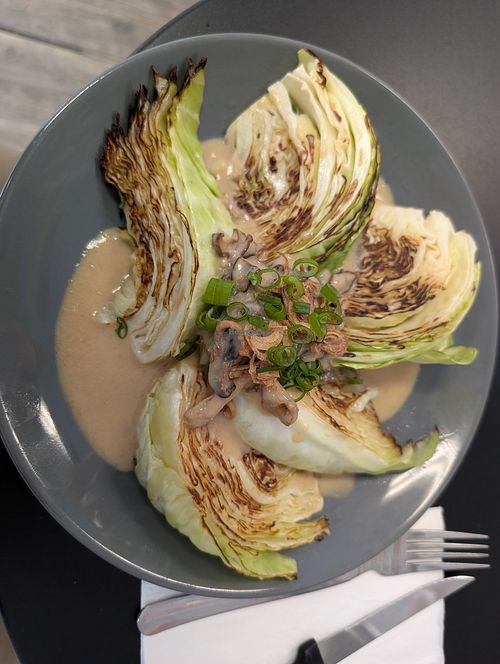 Lettuce with miso sauce at Get Craftea in Jacksonville
