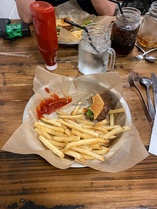 Beyond Burgers and fries  at The Farmhouse Cafe in Medora