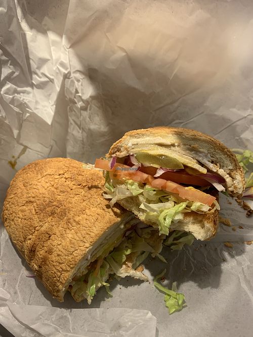 Light warrior vegan turkey sandwich  at SubVegan Sandwiches in Santa Ana