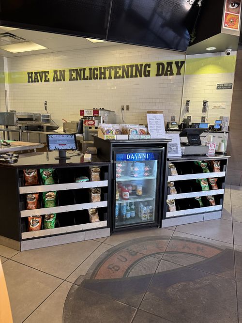 Order counter  at SubVegan Sandwiches in Santa Ana