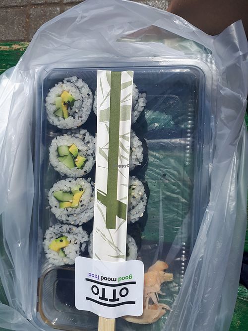 Vegetarian sushi minus philadelphia at oTTo in Ohrid