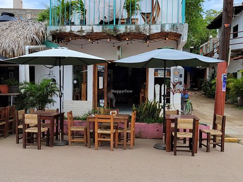 Outside at Chido Greens in San Francisco