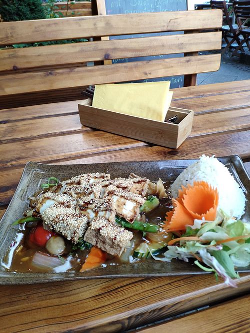 Tofu Sesam at Aroma 33 in Berlin
