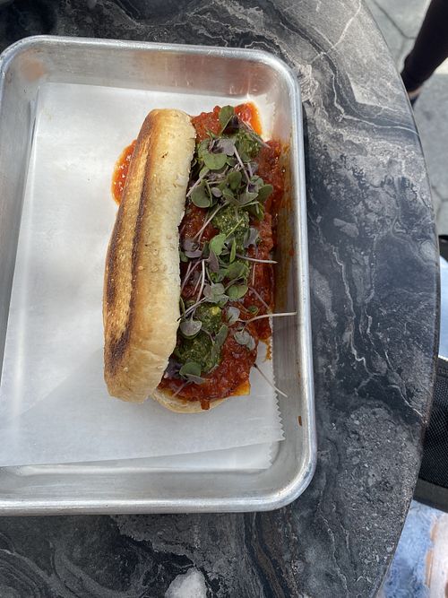 Meatball sub at Freya's Diner in St Petersburg