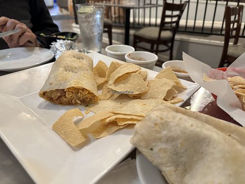 pastor vegan. We split it in two it was so large  at Canasta Kitchen in Concord