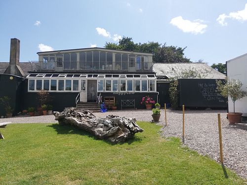 Views from our table at The Noisy Table in Cloyne