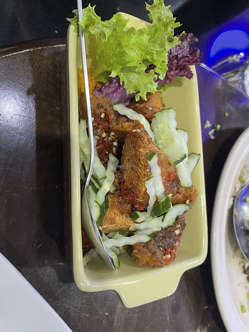 “Fish” steak with thai sauce  at Man Yuan Fang in Malacca