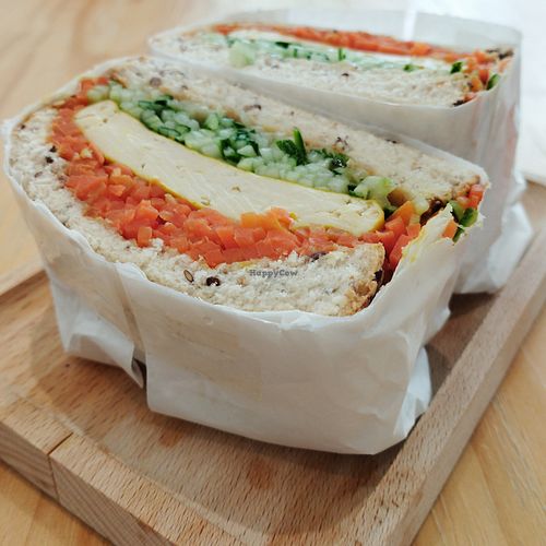 Simple Tofu Sandwich  at Lilac Oak in Central Singapore