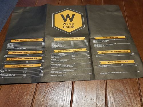 Drinks at Wrap House in Budva