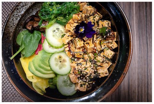 "Tuna" Bowl with vegan Option at UMI AsianStreetfood in Porec