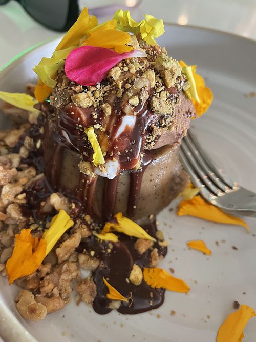 Tiramisu cheesecake- incredible!!!   at Mood in Tequesta