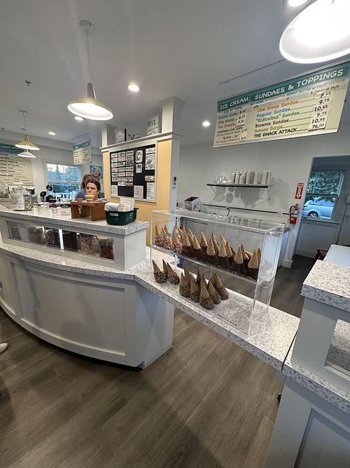 Counter  at Emack & Bolio's Ice Cream in Chatham