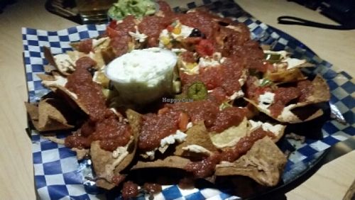 vegan nachos at Disgraceland in Toronto