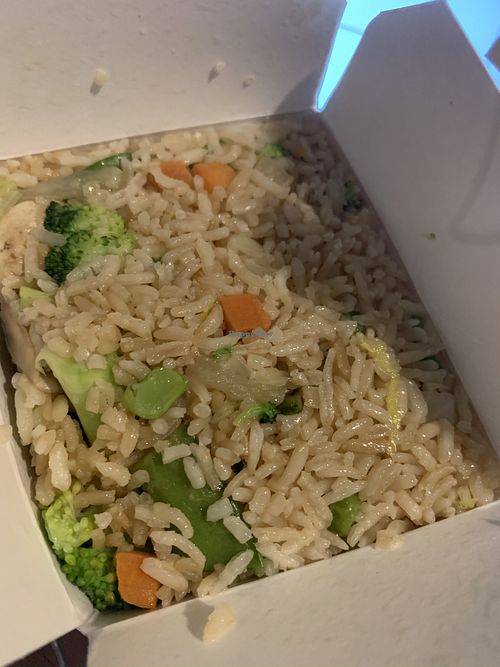 Vegetable fried rice, no egg at Eat Rice in Kettering