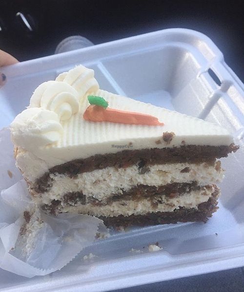 Carrot Cake...that Icing though. Soooo good. at Doomie's Home Cookin' in Hollywood