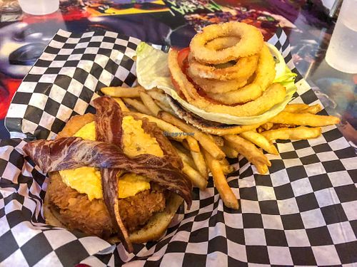 Western Chicken Burger at Doomie's Home Cookin' in Hollywood