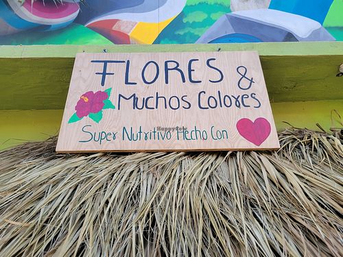 Signage at Flores & Colores in Sayulita