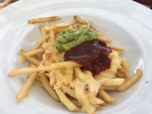 Vegan loaded fries  at Captain Andy's Bar & Grill in Rarotonga
