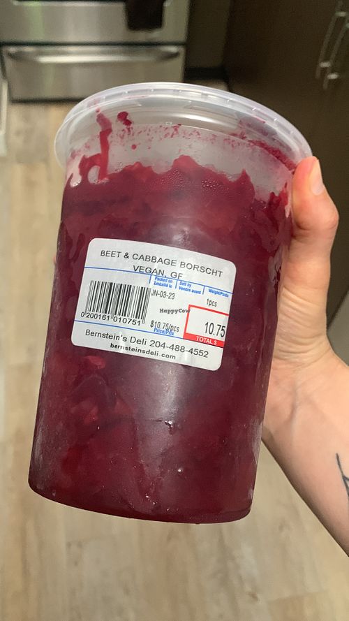   at Bernstein's Deli in Winnipeg