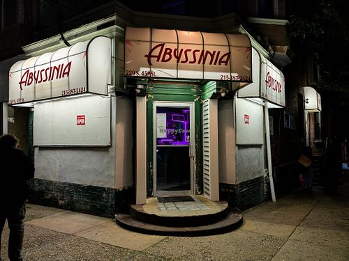 Outside of Abyssinia Ethiopian Restaurant at Abyssinia Ethiopian Restaurant in Philadelphia