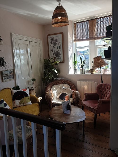 Upstairs at Little Green Refills in Abergavenny